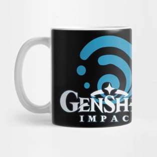 Hydro big emblem genshin impact Mug